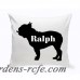 JDS Personalized Gifts Personalized American Bulldog Silhouette Throw Pillow JMSI2446